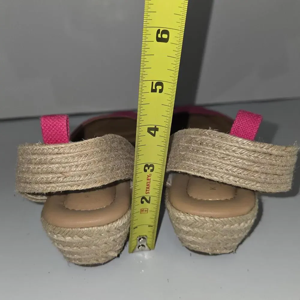 0291 Kelly &‎ Katie NALA Ankle Strap Closed Toe Sandals Pink Size 8M